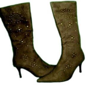 faux suede boots perfect for costume